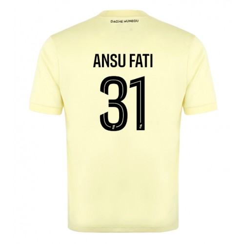 AS Monaco Ansu Fati #31 Tredje trøje 2025-26 Kort ærmer AS Monaco Ansu Fati #31 Tredje trøje 2025-26 Kort ærmer